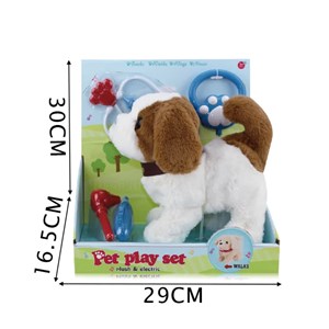 اسباب بازی ربات سگ کنترلی سخنگو و موزیکال سفید Pet Play Set Toys_اسباب بازی ربات